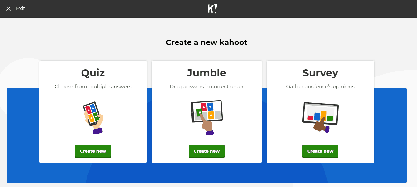 create kahoot quiz