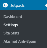 jetpack plugin setup