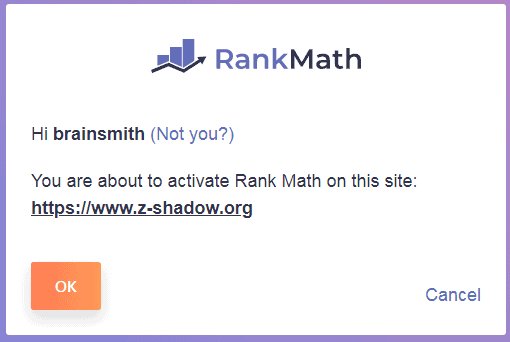rank math activate
